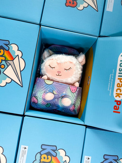 Lala the Lamb - PlushPack Pal 2-in-1 Stuffed Animal Backpack