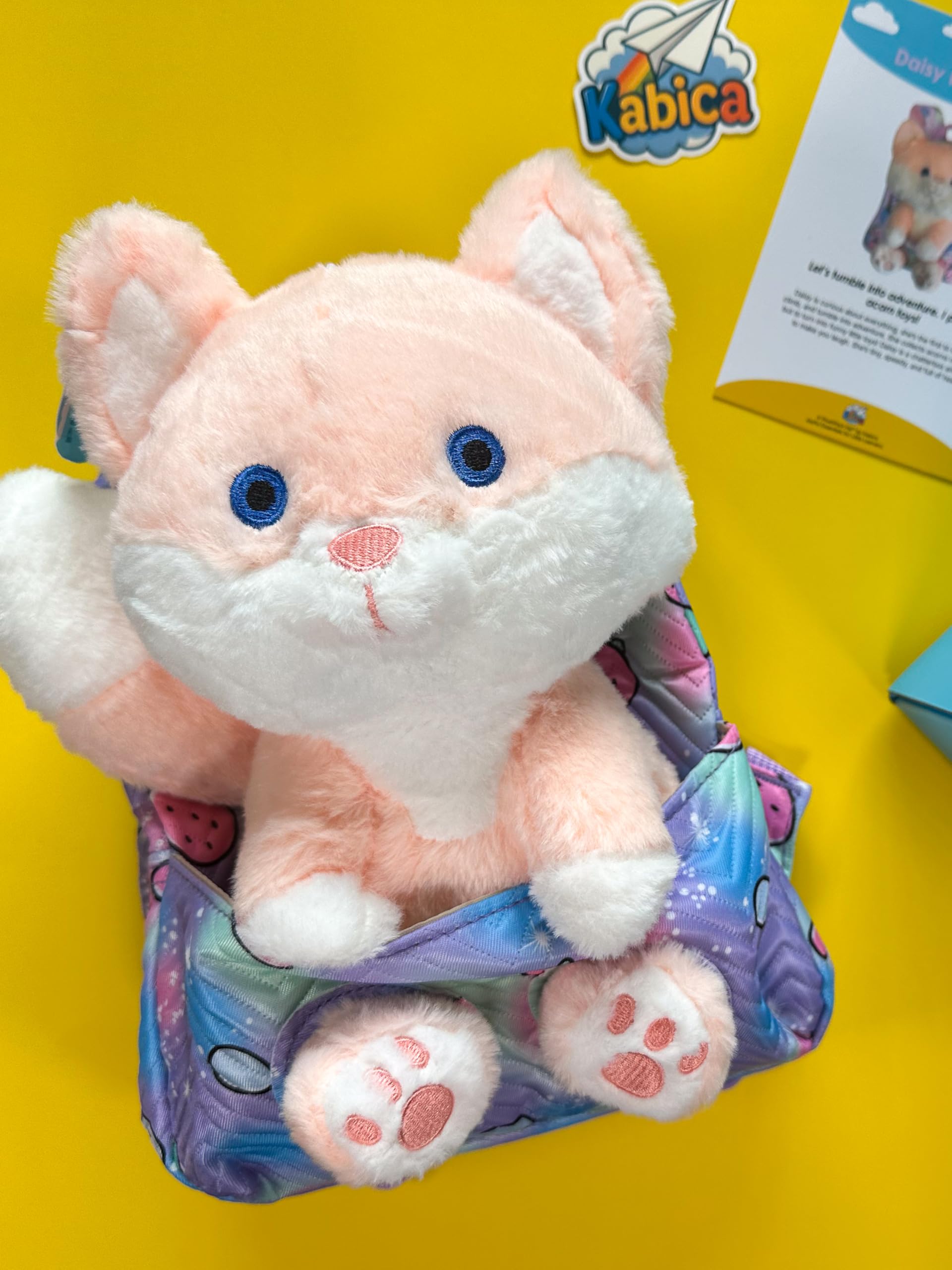 Daisy the Squirrel - PlushPack Pal 2-in-1 Stuffed Animal Backpack