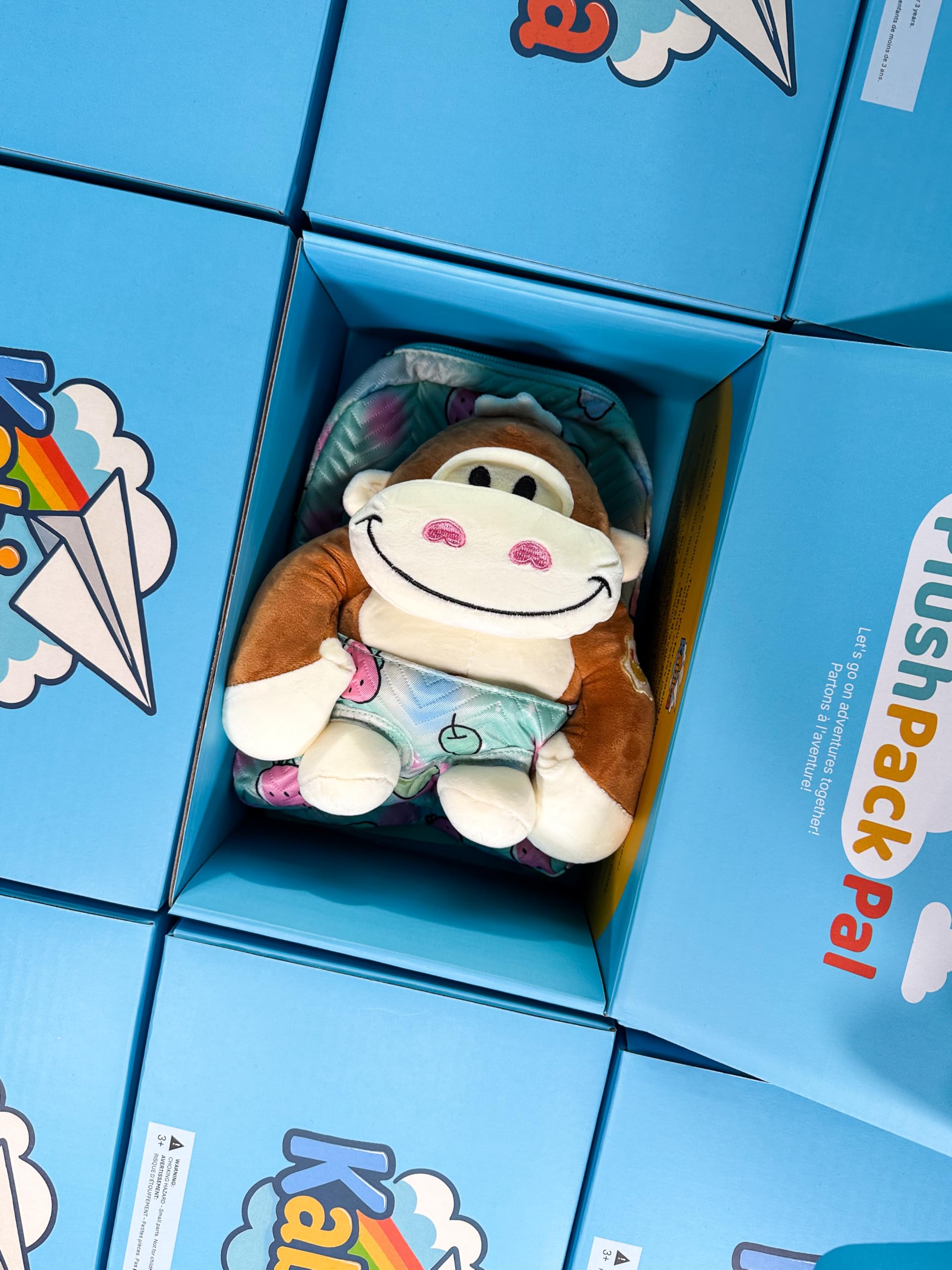 Zuzu the Monkey - PlushPack Pal 2-in-1 Stuffed Animal Backpack