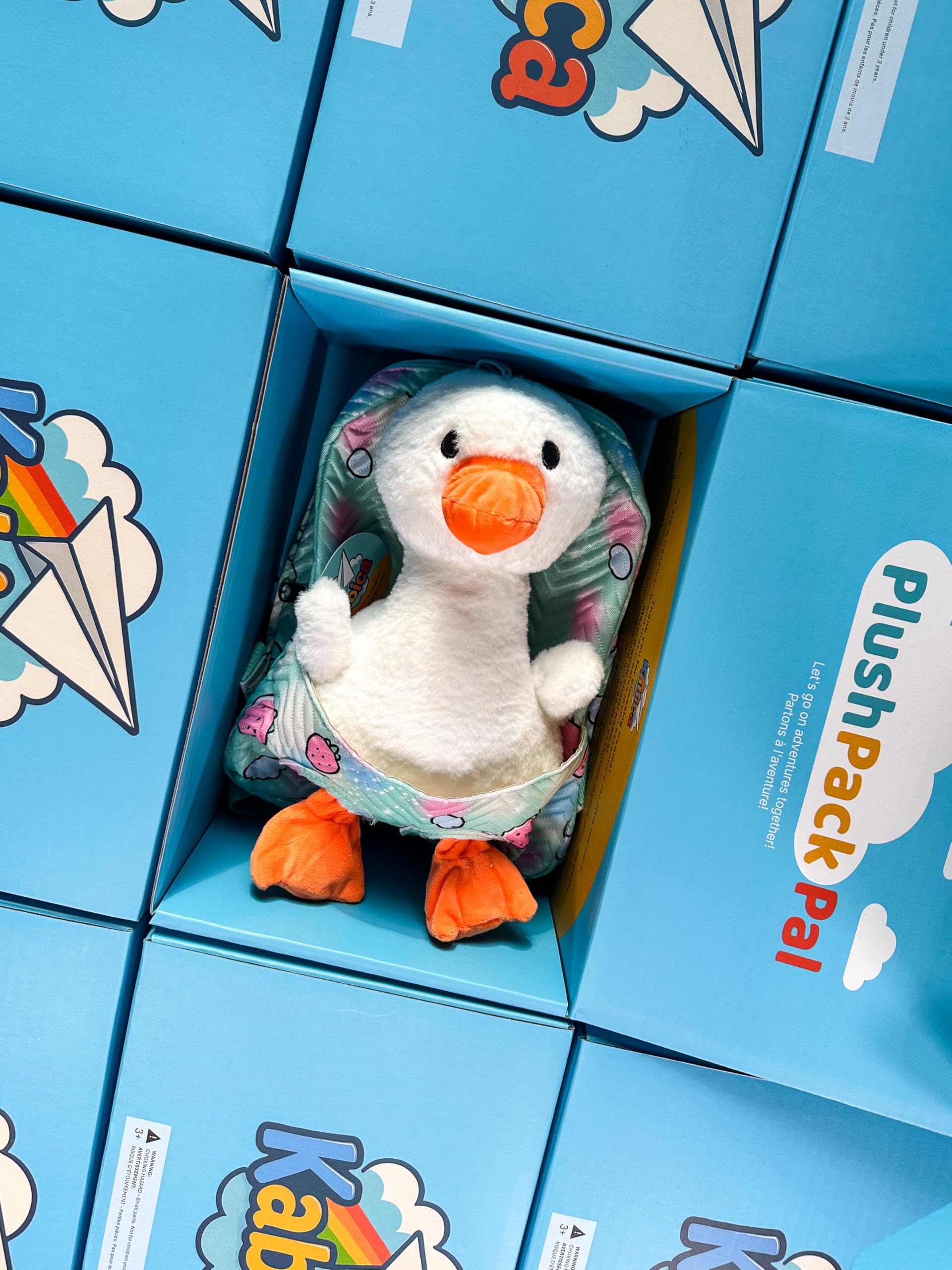 Dave the Duck - PlushPack Pal 2-in-1 Stuffed Animal Backpack