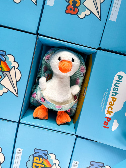 Dave the Duck - PlushPack Pal 2-in-1 Stuffed Animal Backpack
