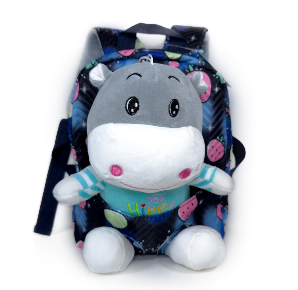 Toto the Hippo - PlushPack Pal 2-in-1 Stuffed Animal Backpack