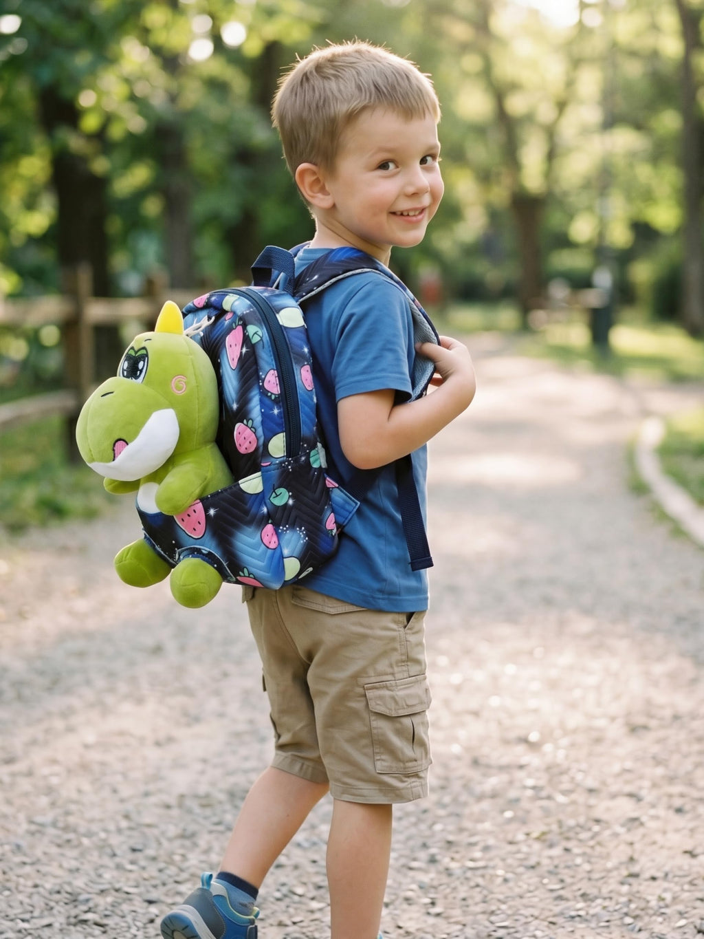 Rexi the Dino - PlushPack Pal 2-in-1 Stuffed Animal Backpack