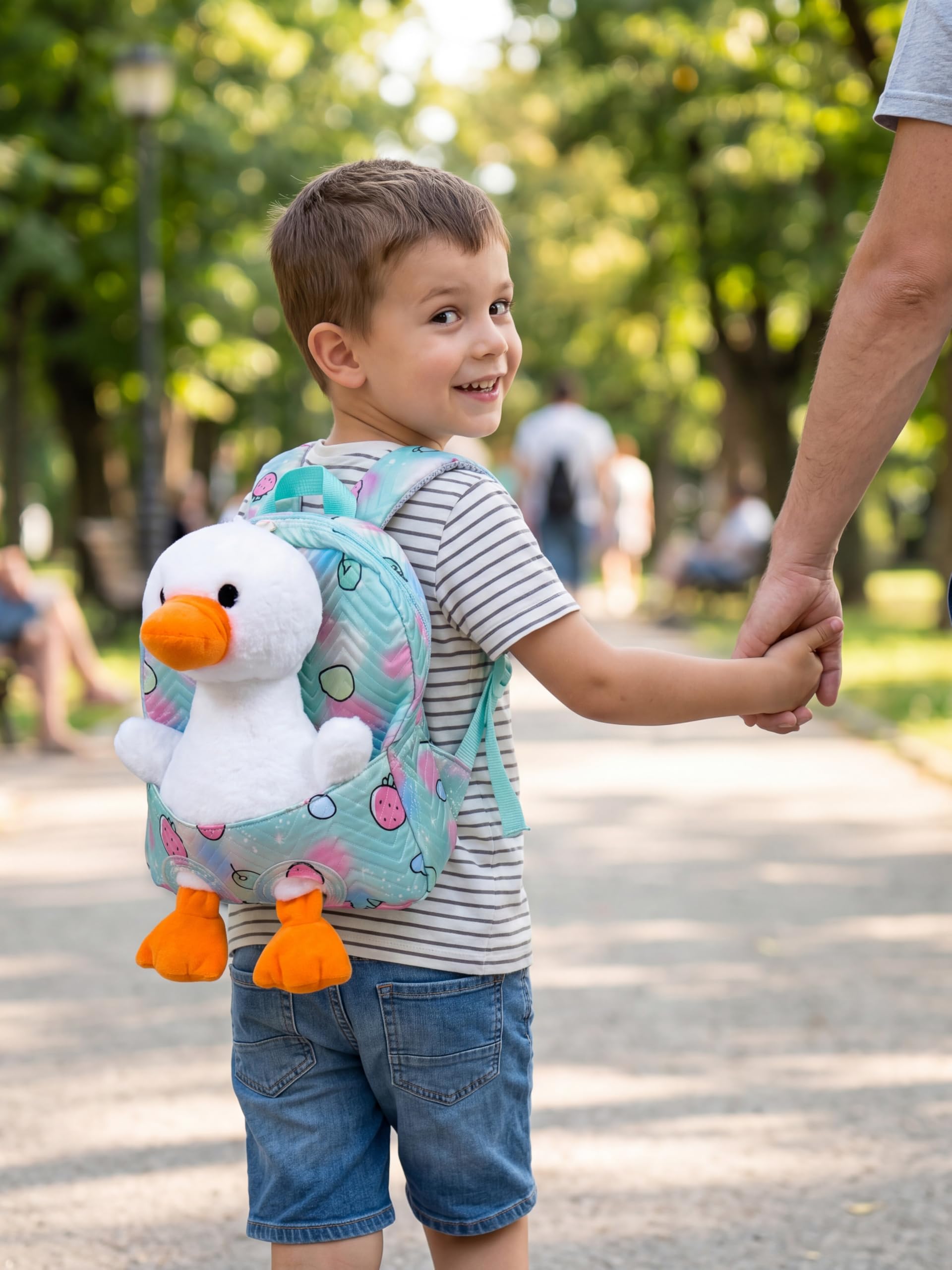Dave the Duck - PlushPack Pal 2-in-1 Stuffed Animal Backpack