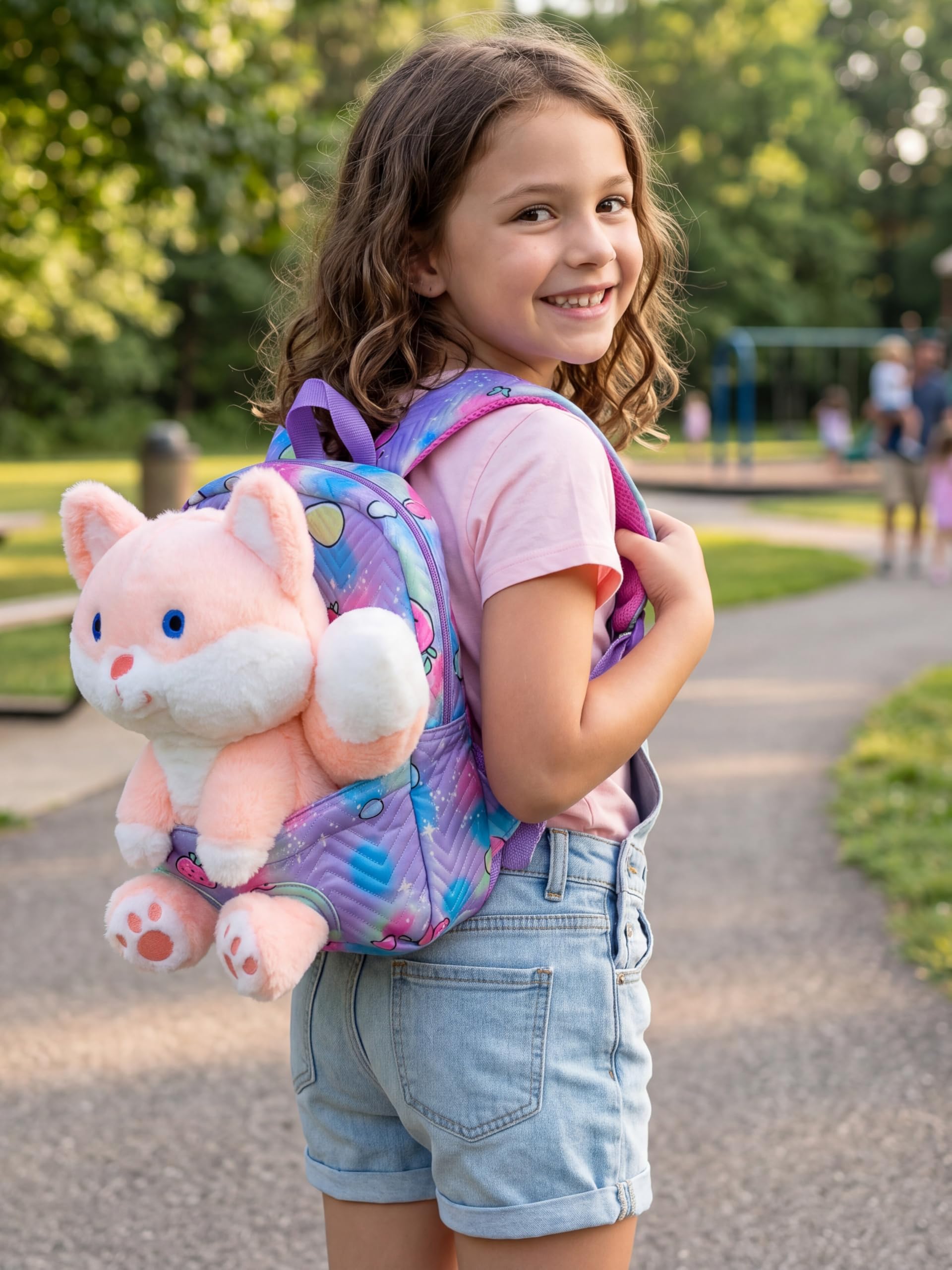 Daisy the Squirrel - PlushPack Pal 2-in-1 Stuffed Animal Backpack