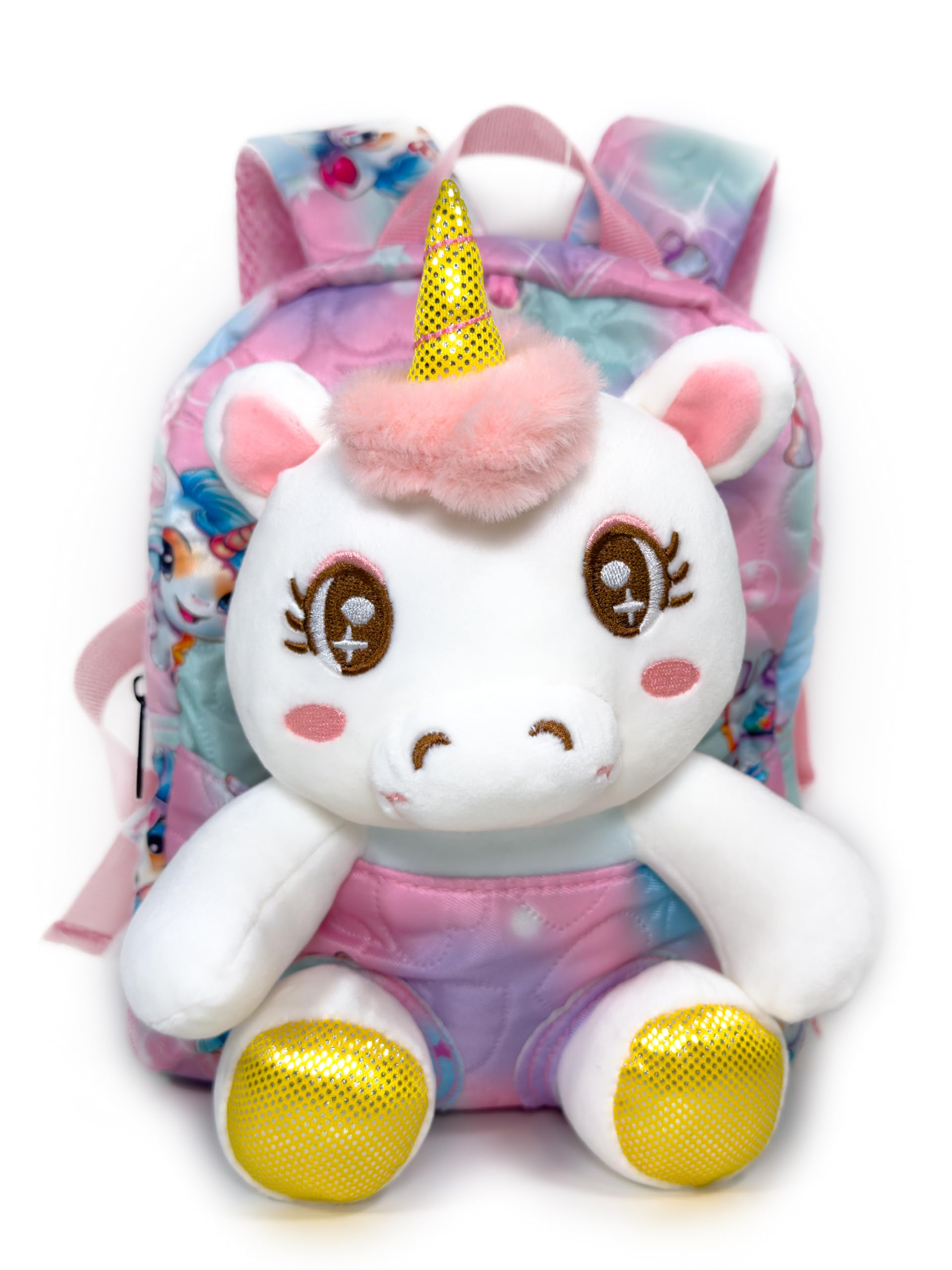 Luna the Unicorn - PlushPack Pal 2-in-1 Stuffed Animal Backpack