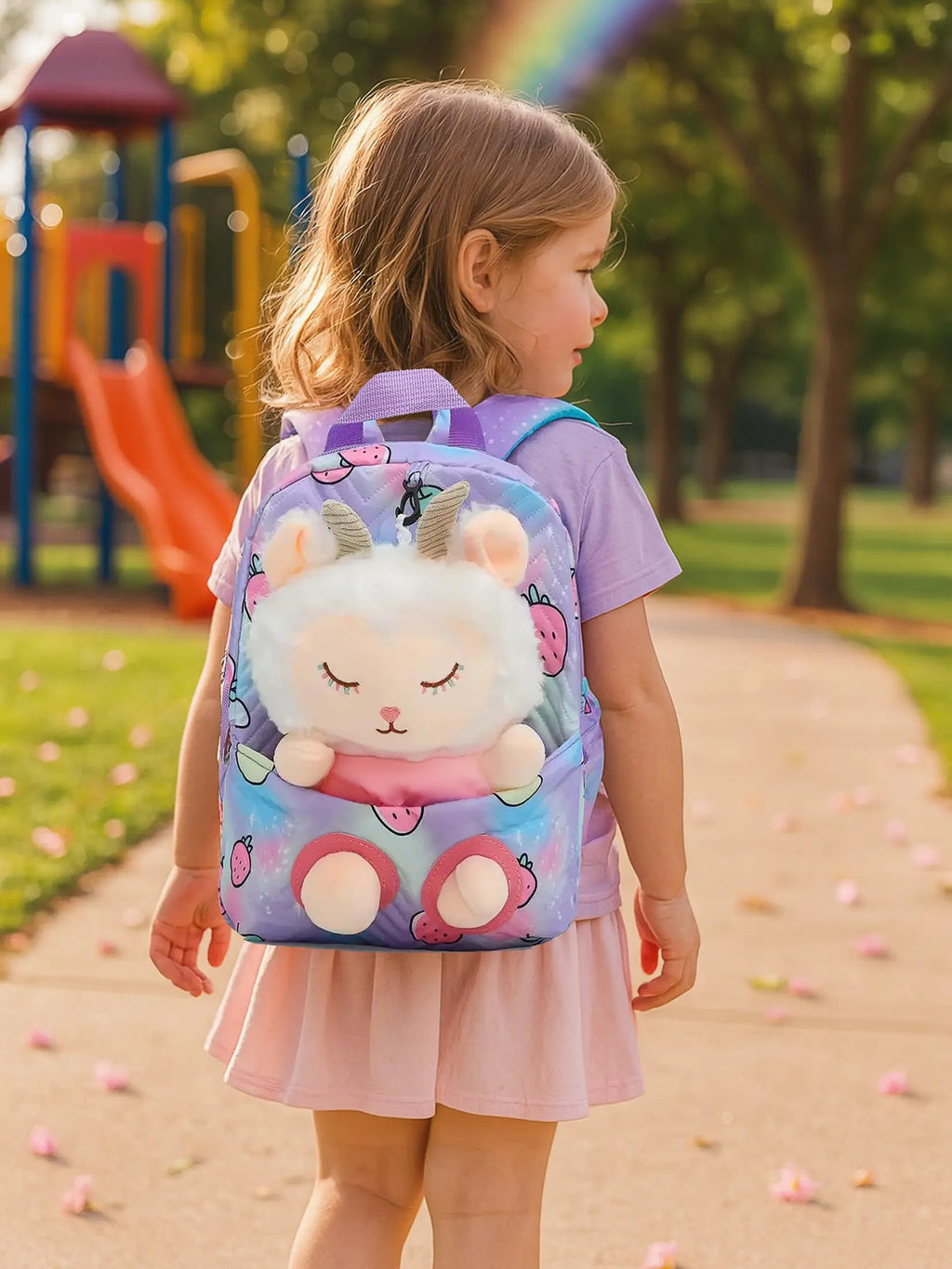 Lala the Lamb - PlushPack Pal 2-in-1 Stuffed Animal Backpack